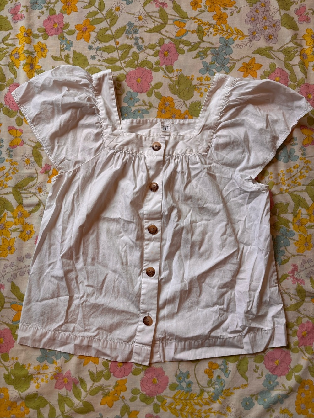 Gap Cotton Babydoll Blouse